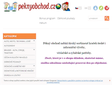 Tablet Screenshot of peknyobchod.cz